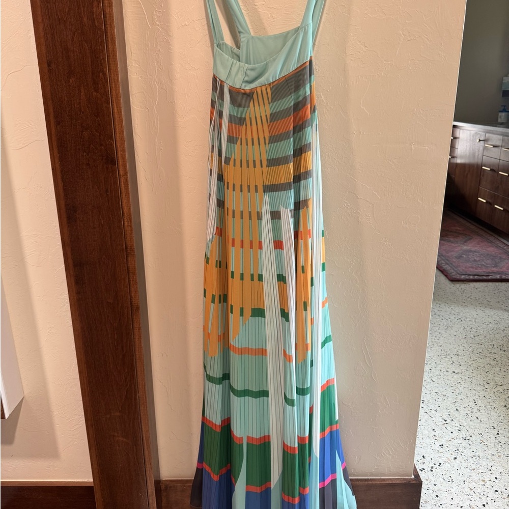 Anthropologie Geisha Designs Multicolor Striped Maxi Dress